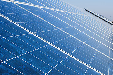 Image showing Solar photovoltaic panels