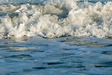 Image showing Waves closeup