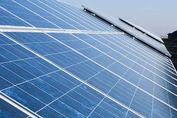 Image showing Solar photovoltaic panels