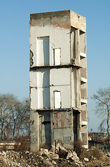 Image showing High old demolished building