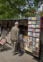 Image showing Book stand left side