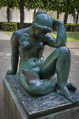 Image showing Nude female sculpture