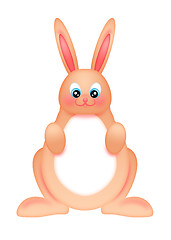 Image showing Happy Easter Bunny Rabbit Illustration