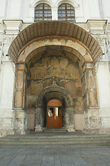 Image showing Door of a church with ornament