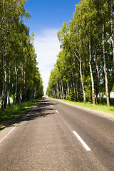 Image showing The asphalted road