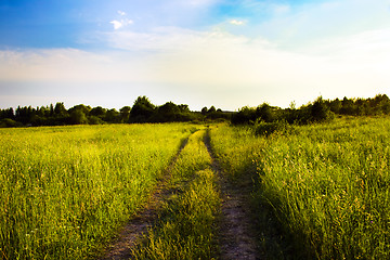 Image showing Road in the field