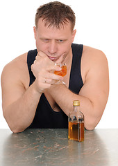 Image showing drunk man