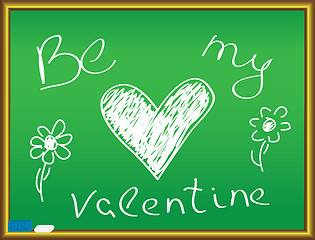 Image showing be my valentine