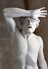 Image showing a marble statue in the Hermitage Museum.
