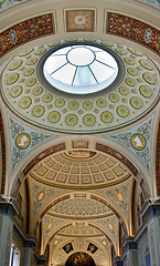 Image showing painted ceiling at the Hermitage