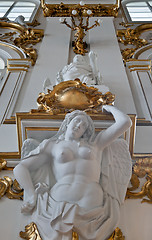Image showing marble statue of a naked girl