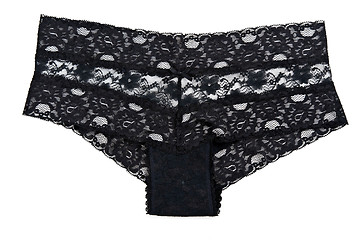 Image showing women's black panties