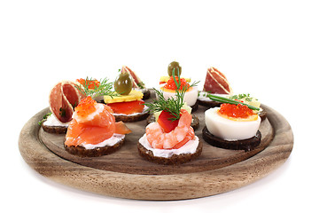 Image showing canapes 