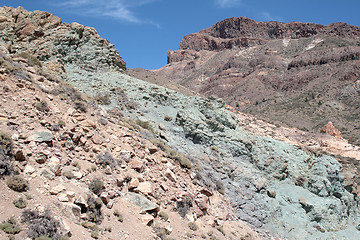 Image showing phosphorus in the vein of teide