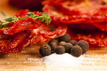 Image showing Italian sun dried tomatoes