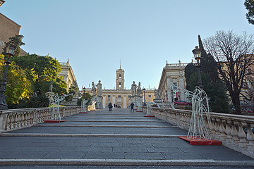 Image showing Staircase to the piazza