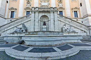 Image showing Statues at a Piazza