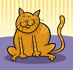 Image showing Yellow cat