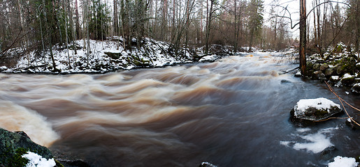 Image showing Fast water