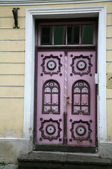 Image showing Estonia, Tallinn, Old Town. Door