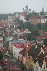 Image showing Estonia, Tallinn, Old Town. top view