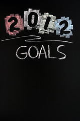 Image showing 2012 New year goals