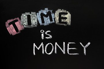 Image showing Time is money