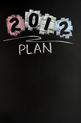 Image showing 2012 New year plan
