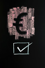 Image showing Symbol of Euro