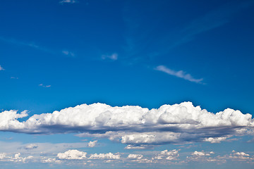 Image showing Blue Sky with White Clouds