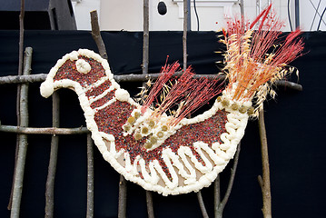 Image showing Handmade decorative bird