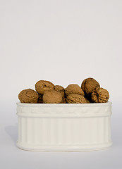 Image showing Box of walnuts