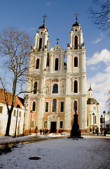 Image showing Catherine's church in Vilnius