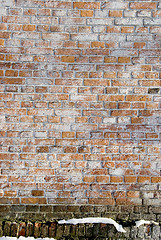 Image showing Red brick wall