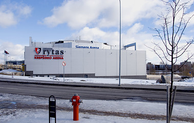 Image showing Siemens arena in Vilnius