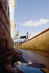 Image showing Old town street in Vilnius