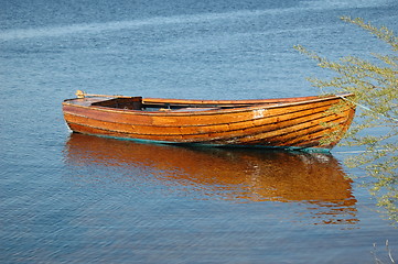 Image showing wooden boat