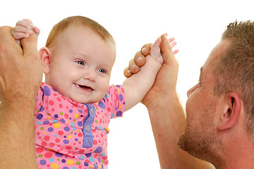 Image showing Smiling happy baby