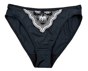 Image showing women's black panties