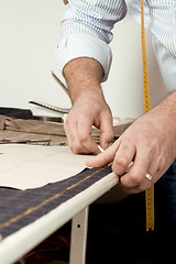 Image showing Tailor at work