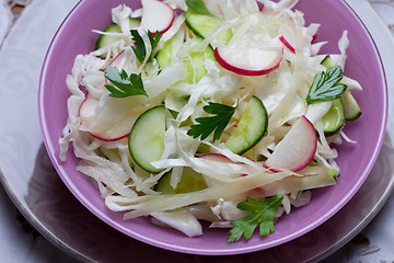 Image showing odganic salad