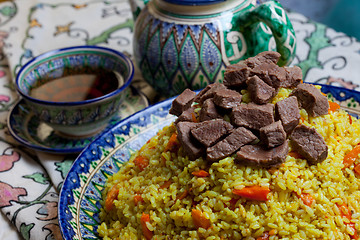 Image showing Uzbek pilaf