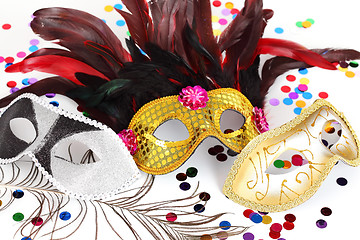 Image showing Carnival masks