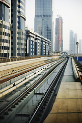 Image showing Railroad in Dubai