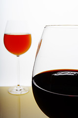 Image showing Wine glasses