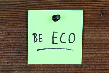 Image showing Eco