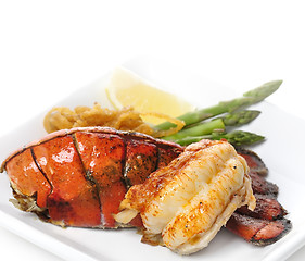 Image showing Grilled Lobster Tail
