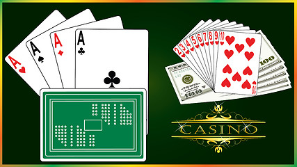 Image showing Playing cards vector