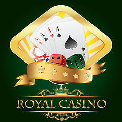 Image showing Royal Casino gold leabel