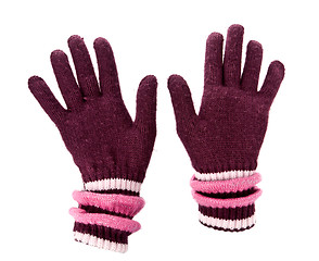 Image showing a pair of warm gloves